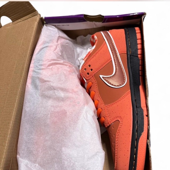 Concepts x Nike Dunk Low SB 'Orange Lobster' Size 7 w/box